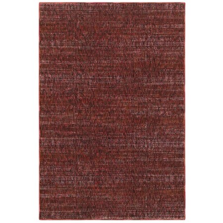 Oriental Weavers 6 Ft. 7 In. X 9 Ft. 6 In. Atlas Casual Area Rug, Red A8033K200300ST
